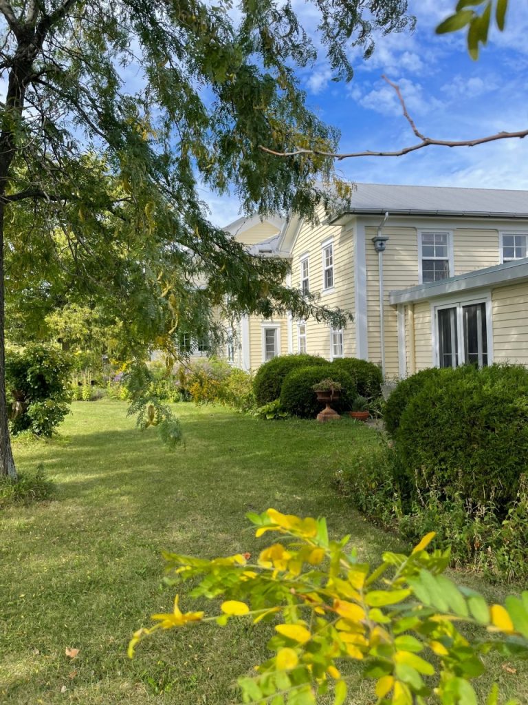 House with garden in foreground